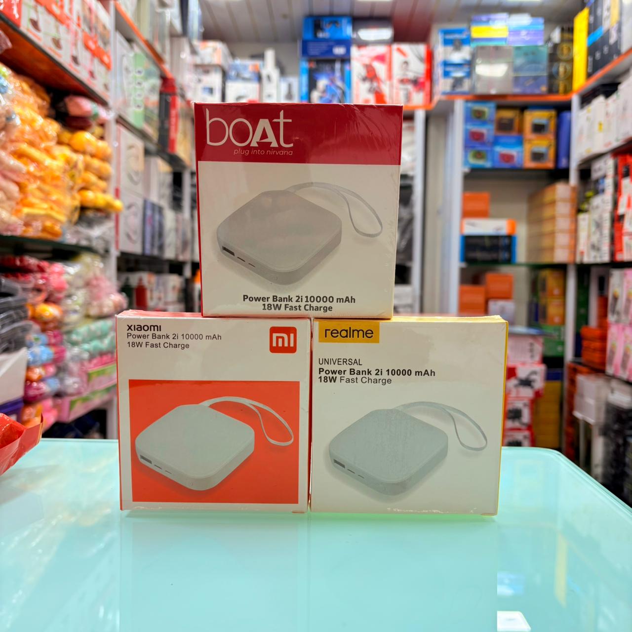 Realme MI Boat  10000 Mah Powar Bank 6M Warranty